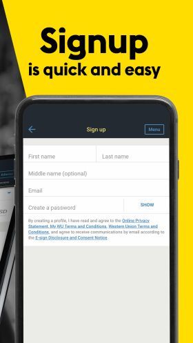 Western Union Send Money App