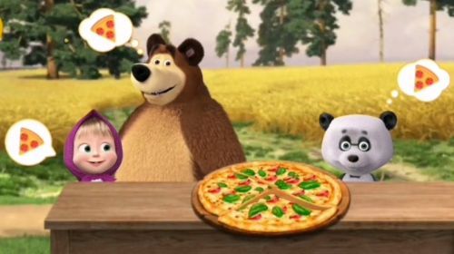 Masha and the Bear Pizza Maker