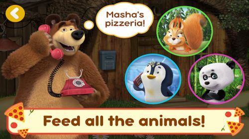 Masha and the Bear Pizza Maker